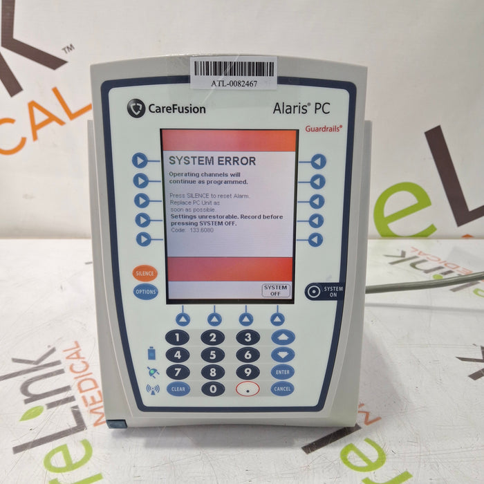 CareFusion Alaris 8015 Small Screen POC Infusion Pump