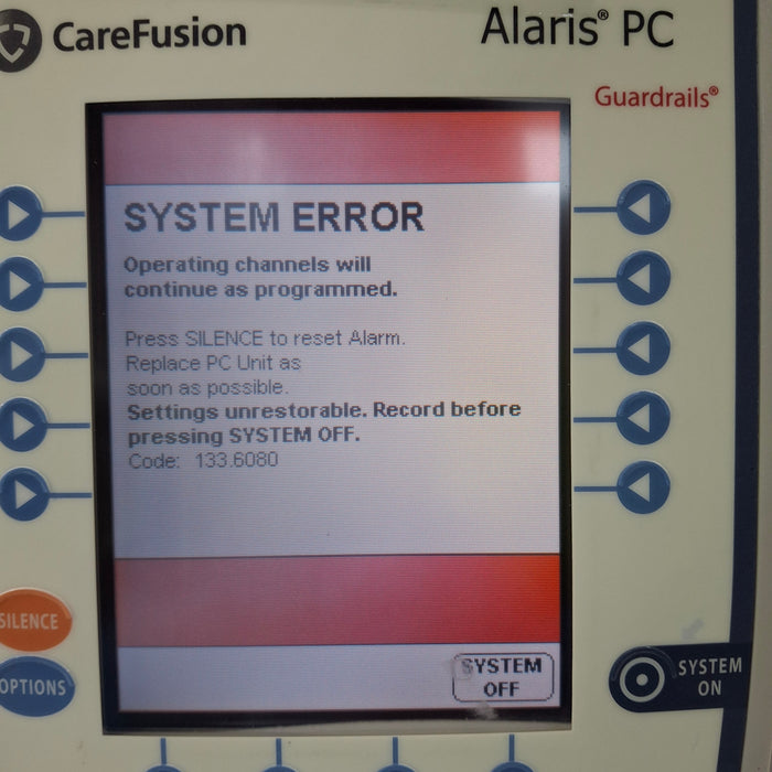 CareFusion Alaris 8015 Small Screen POC Infusion Pump