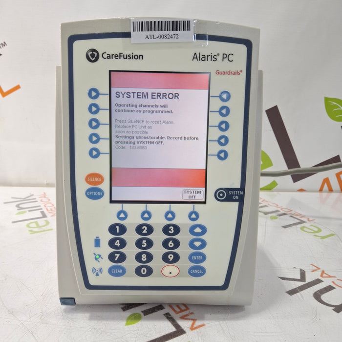 CareFusion Alaris 8015 Small Screen POC Infusion Pump