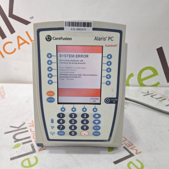 CareFusion Alaris 8015 Small Screen POC Infusion Pump