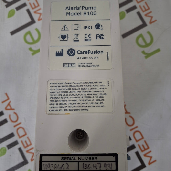 CareFusion Alaris 8100 LVP Infusion Pump Module