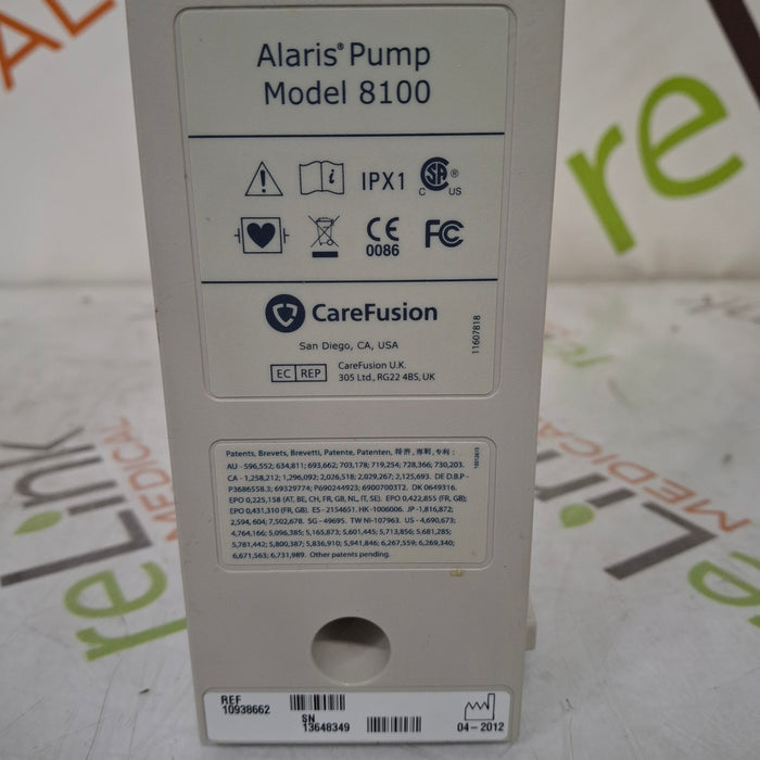 CareFusion Alaris 8100 LVP Infusion Pump Module