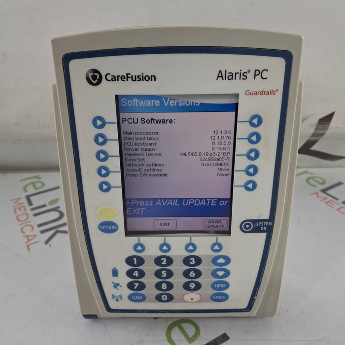 CareFusion Alaris 8015 Small Screen POC Infusion Pump