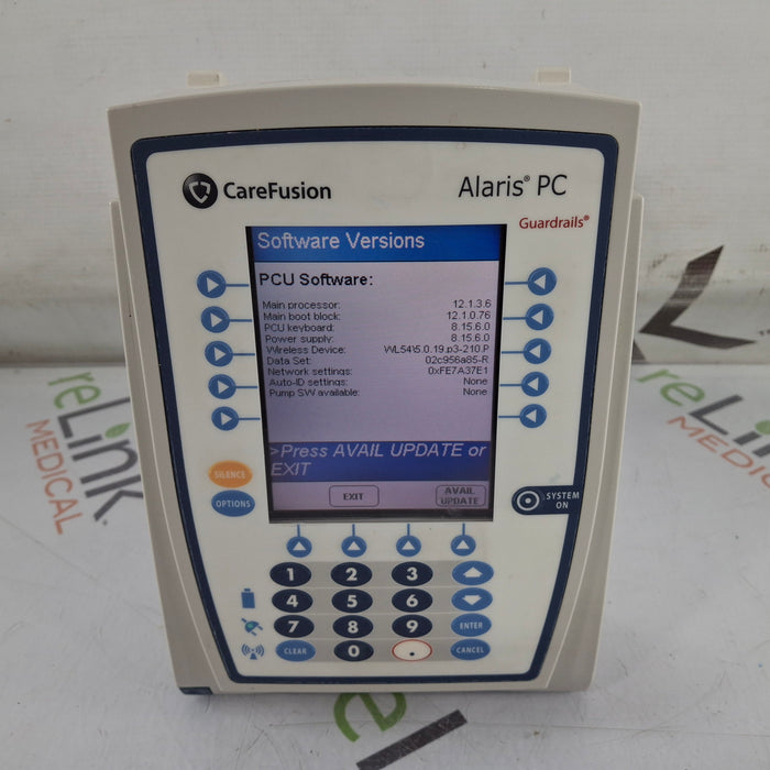 CareFusion Alaris 8015 Small Screen POC Infusion Pump