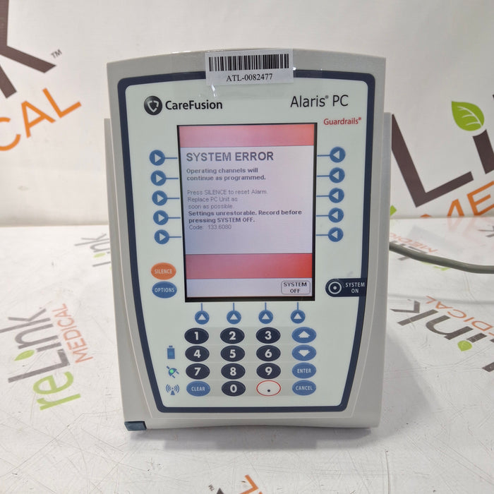 CareFusion Alaris 8015 Small Screen POC Infusion Pump