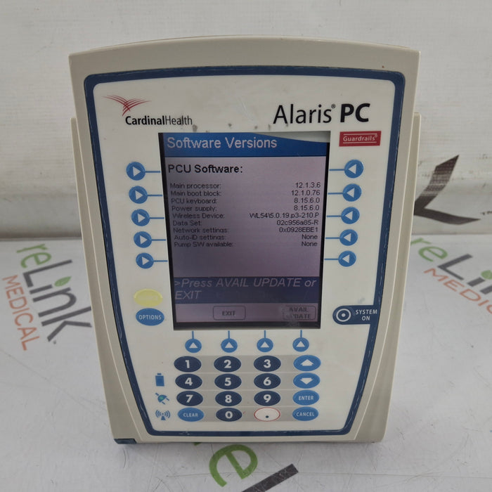 CareFusion Alaris 8015 Small Screen POC Infusion Pump