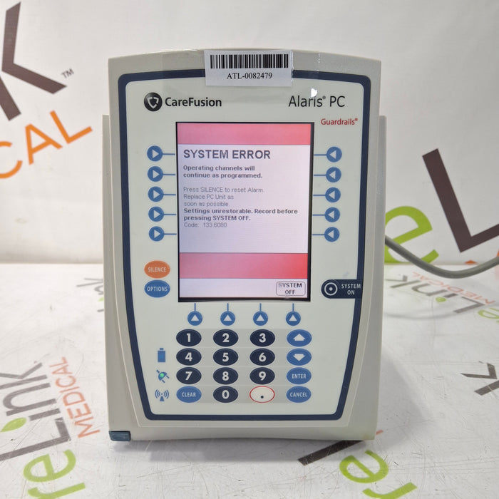 CareFusion Alaris 8015 Small Screen POC Infusion Pump