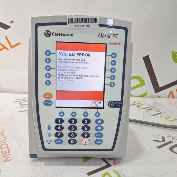 CareFusion Alaris 8015 Small Screen POC Infusion Pump