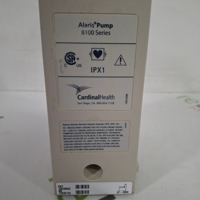 CareFusion Alaris 8100 LVP Infusion Pump Module