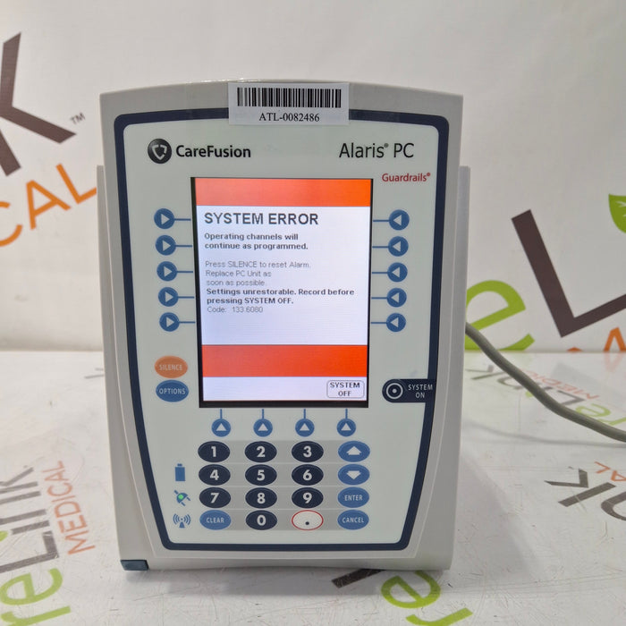 CareFusion Alaris 8015 Small Screen POC Infusion Pump