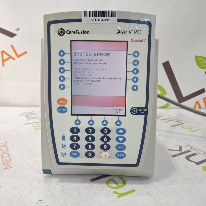 CareFusion Alaris 8015 Small Screen POC Infusion Pump