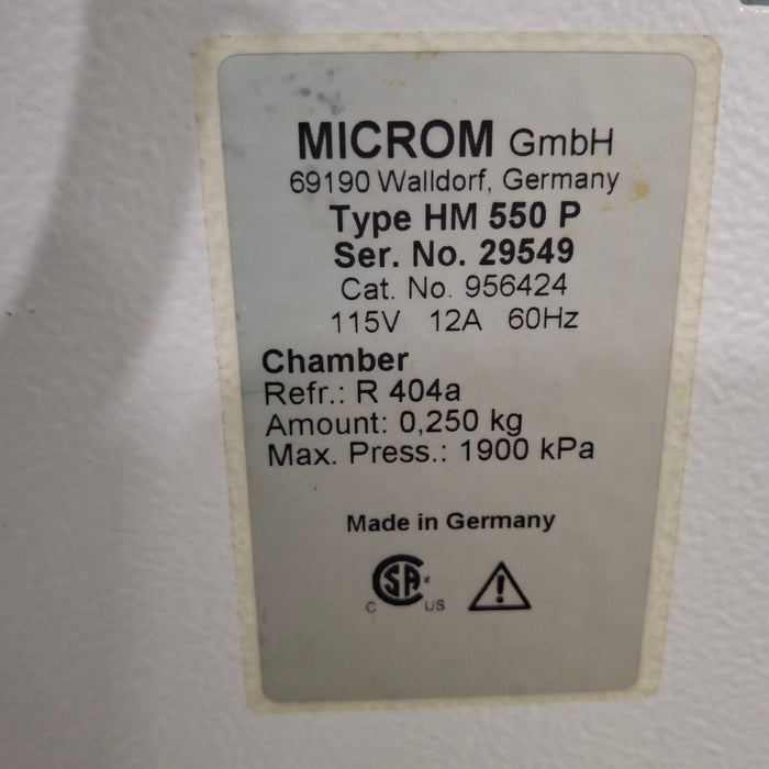 Microm HM 550 P Cryostat