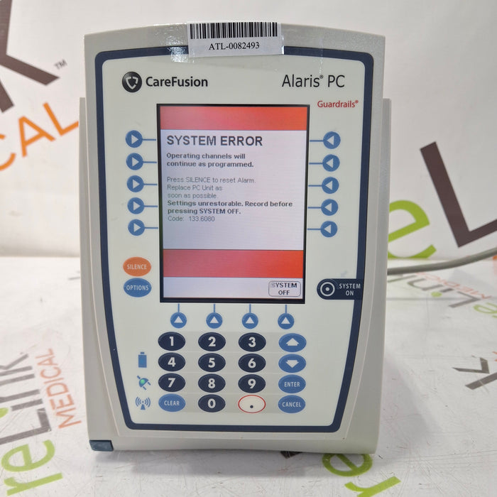 CareFusion Alaris 8015 Small Screen POC Infusion Pump