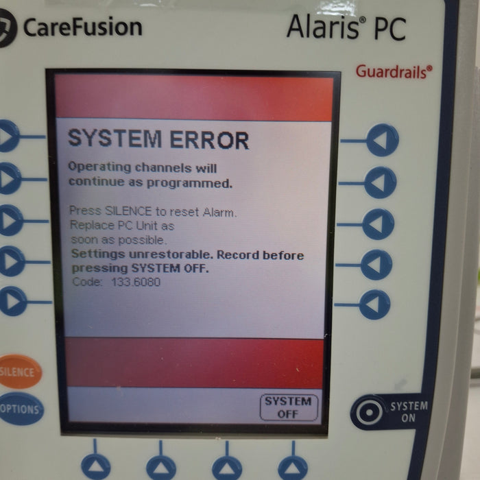 CareFusion Alaris 8015 Small Screen POC Infusion Pump