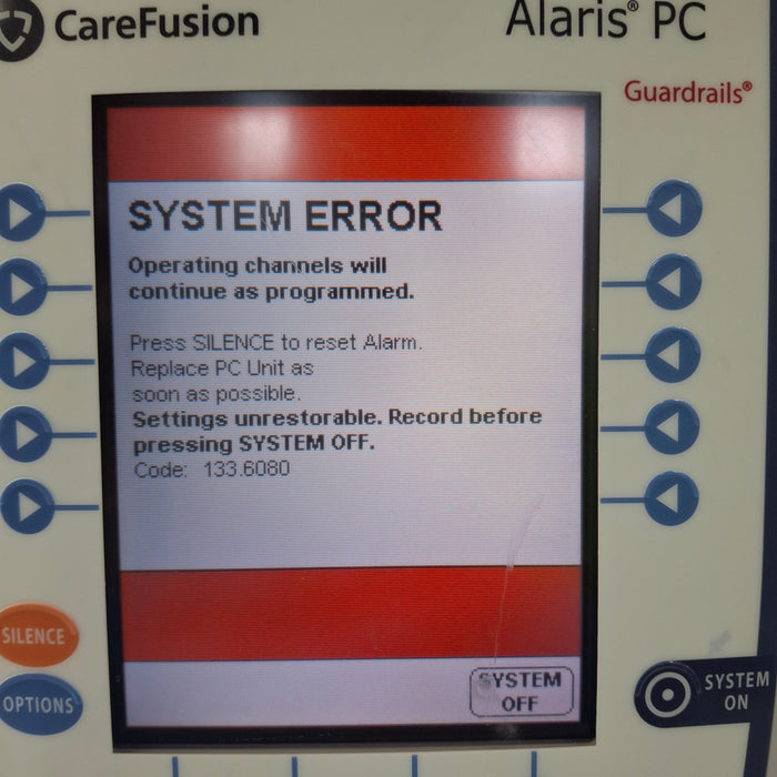 CareFusion Alaris 8015 Small Screen POC Infusion Pump