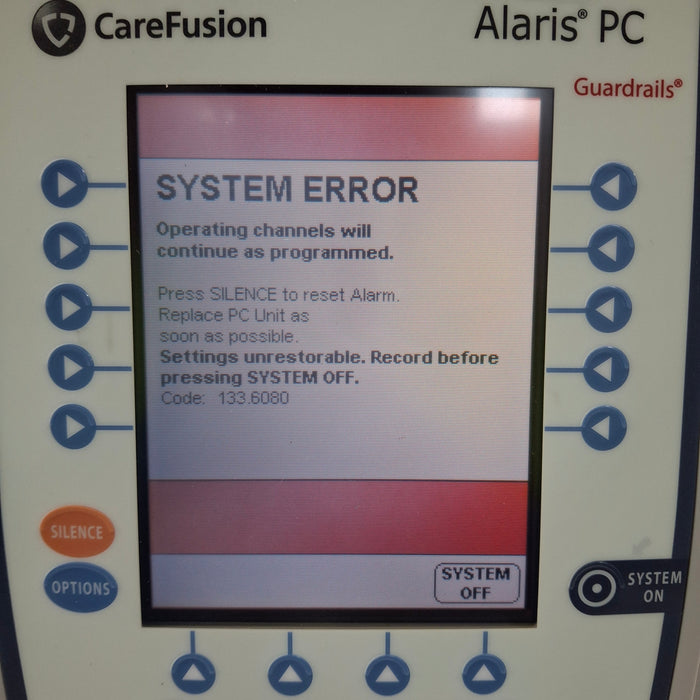 CareFusion Alaris 8015 Small Screen POC Infusion Pump