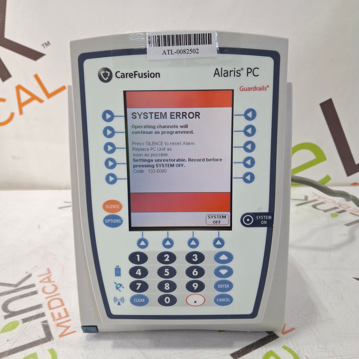 CareFusion Alaris 8015 Small Screen POC Infusion Pump