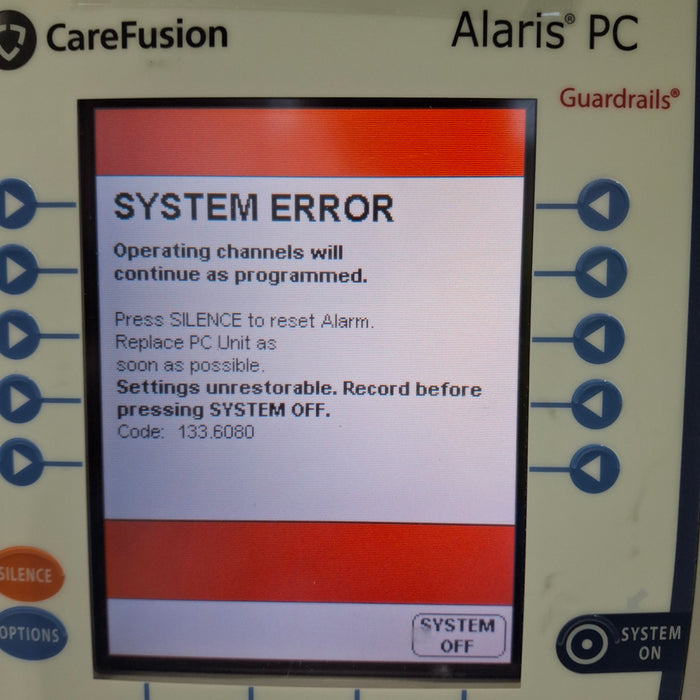 CareFusion Alaris 8015 Small Screen POC Infusion Pump