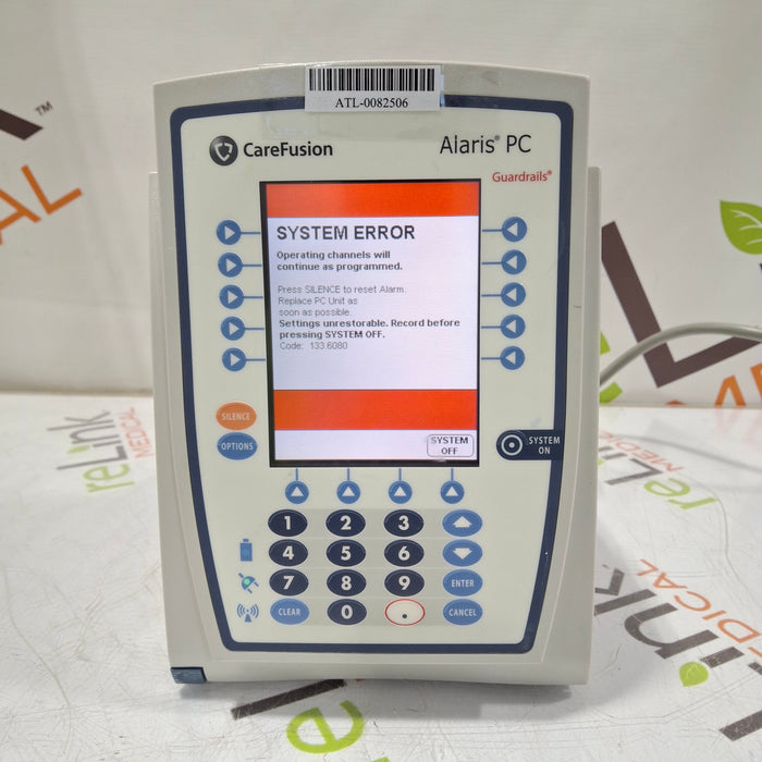 CareFusion Alaris 8015 Small Screen POC Infusion Pump