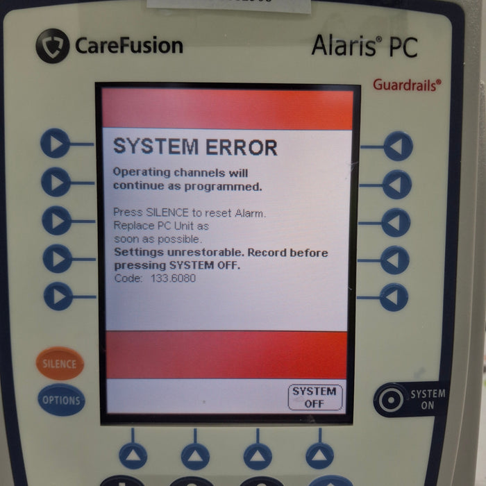 CareFusion Alaris 8015 Small Screen POC Infusion Pump