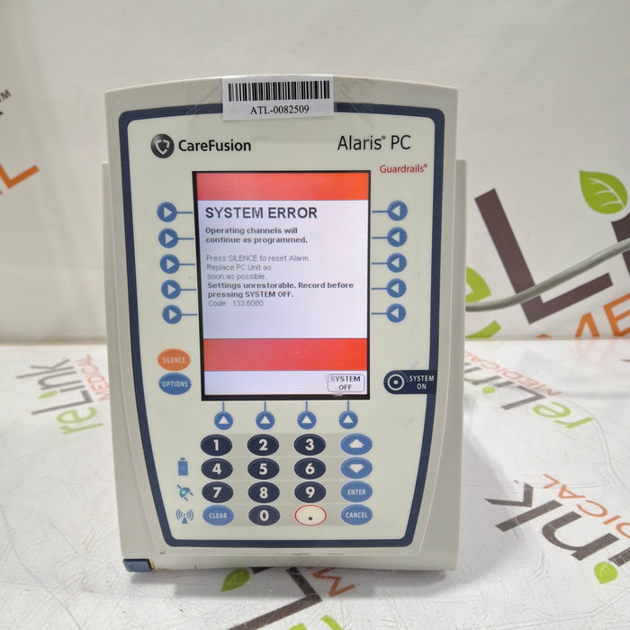 CareFusion Alaris 8015 Small Screen POC Infusion Pump