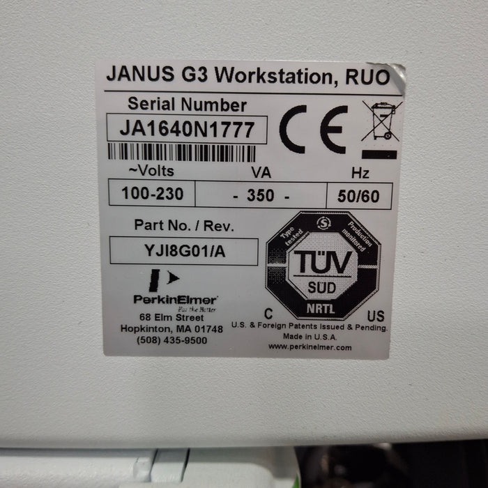 Perkin Elmer JANUS G3 Automated Workstation