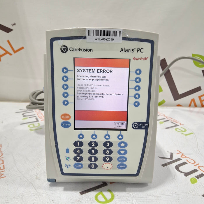 CareFusion Alaris 8015 Small Screen POC Infusion Pump