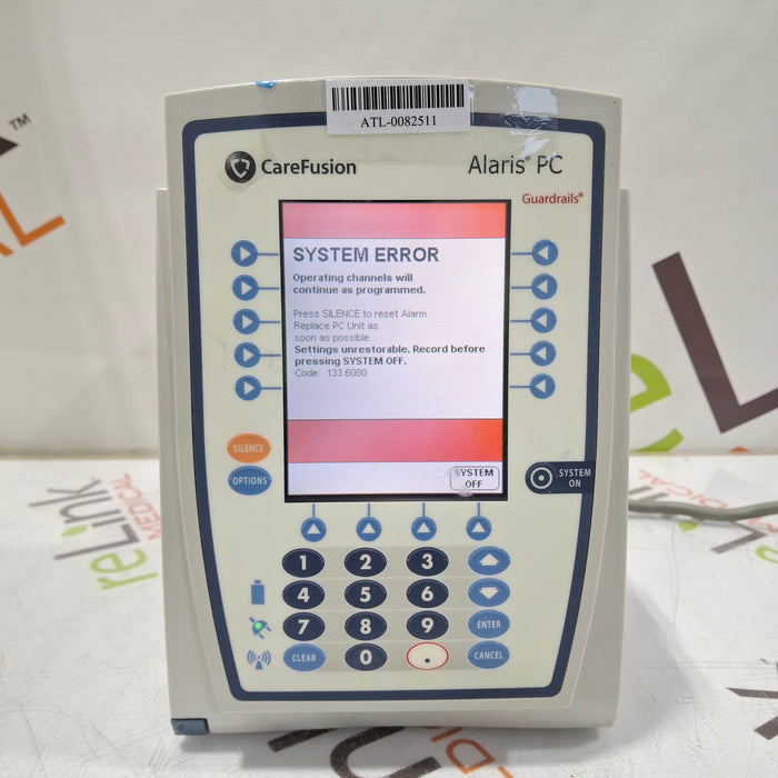 CareFusion Alaris 8015 Small Screen POC Infusion Pump