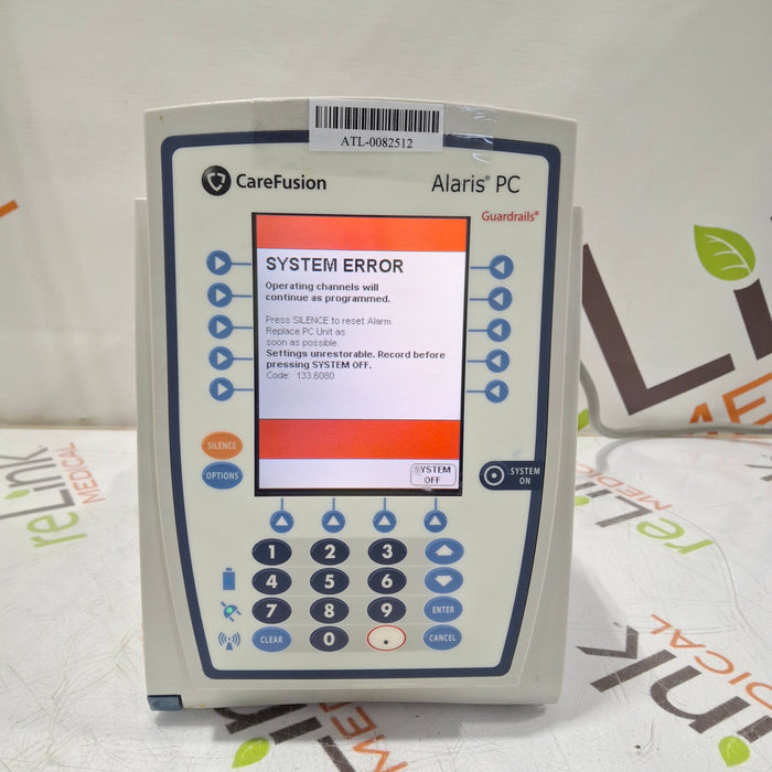 CareFusion Alaris 8015 Small Screen POC Infusion Pump