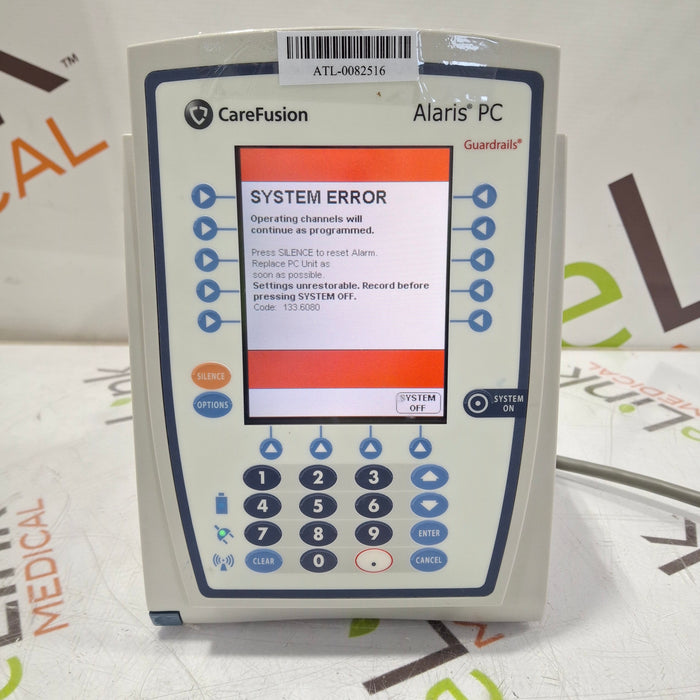 CareFusion Alaris 8015 Small Screen POC Infusion Pump