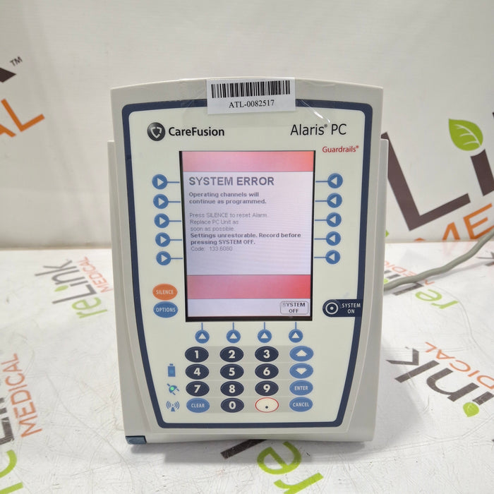 CareFusion Alaris 8015 Small Screen POC Infusion Pump