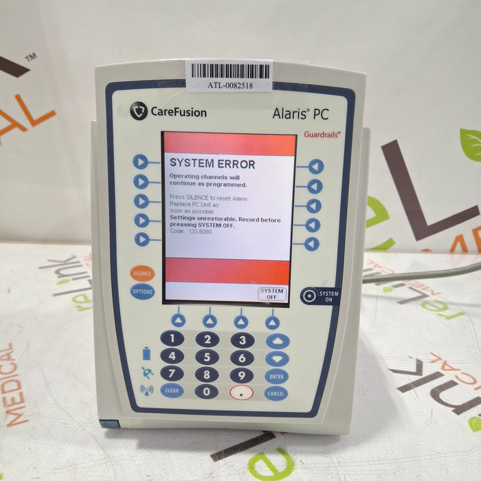 CareFusion Alaris 8015 Small Screen POC Infusion Pump