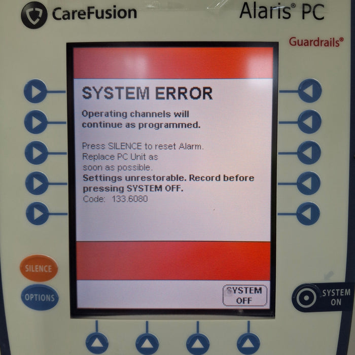 CareFusion Alaris 8015 Small Screen POC Infusion Pump