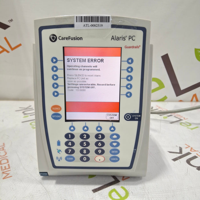 CareFusion Alaris 8015 Small Screen POC Infusion Pump