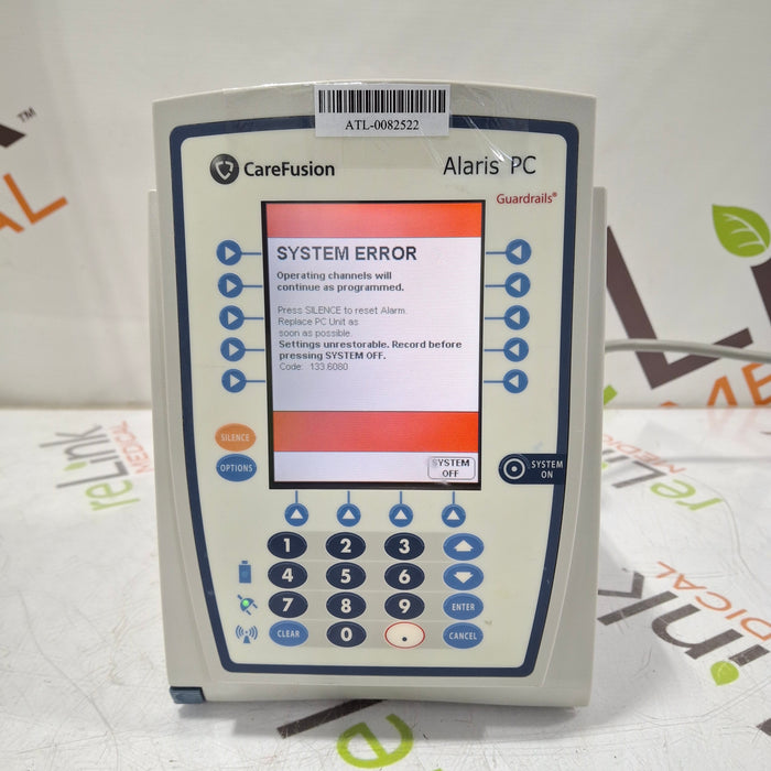 CareFusion Alaris 8015 Small Screen POC Infusion Pump