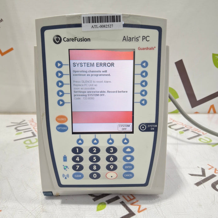 CareFusion Alaris 8015 Small Screen POC Infusion Pump