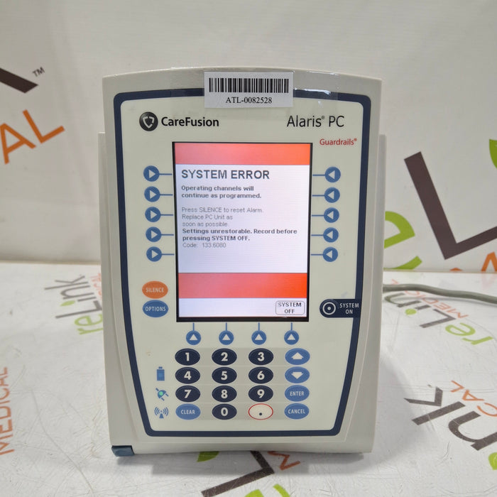 CareFusion Alaris 8015 Small Screen POC Infusion Pump