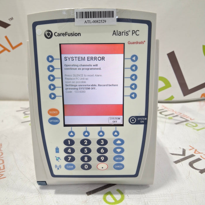 CareFusion Alaris 8015 Small Screen POC Infusion Pump