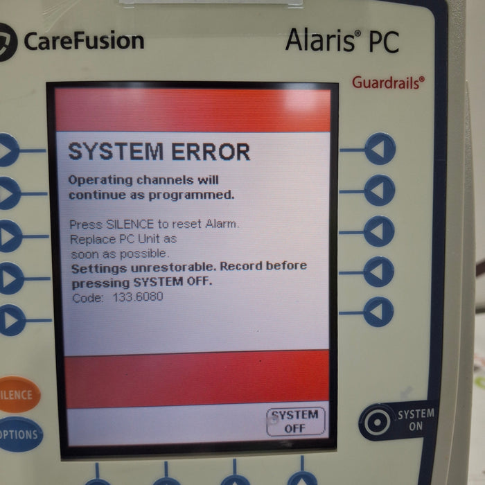 CareFusion Alaris 8015 Small Screen POC Infusion Pump