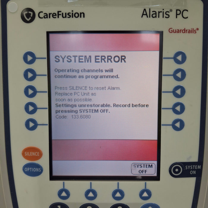 CareFusion Alaris 8015 Small Screen POC Infusion Pump