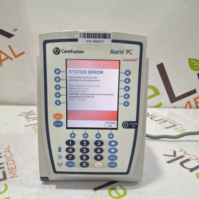 CareFusion Alaris 8015 Small Screen POC Infusion Pump