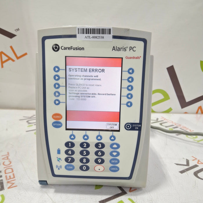 CareFusion Alaris 8015 Small Screen POC Infusion Pump