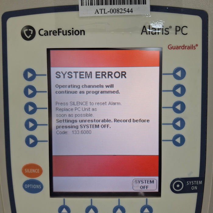 CareFusion Alaris 8015 Small Screen POC Infusion Pump