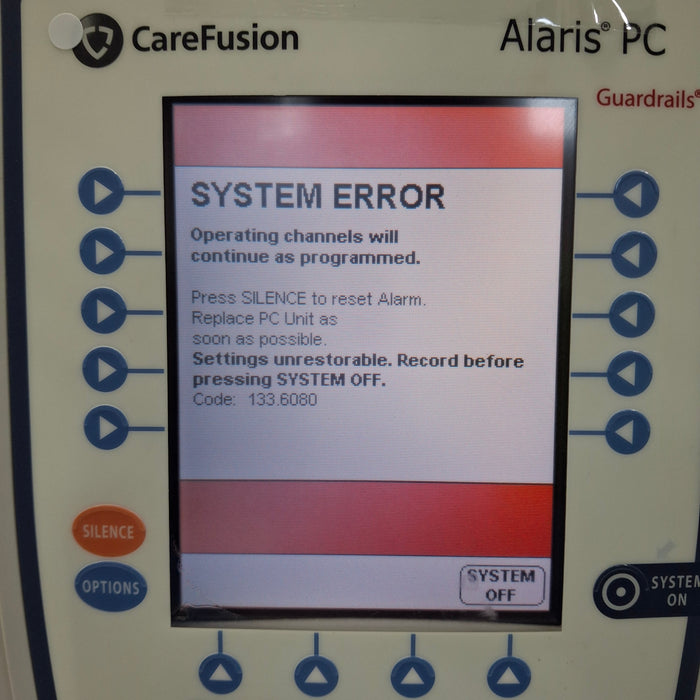 CareFusion Alaris 8015 Small Screen POC Infusion Pump