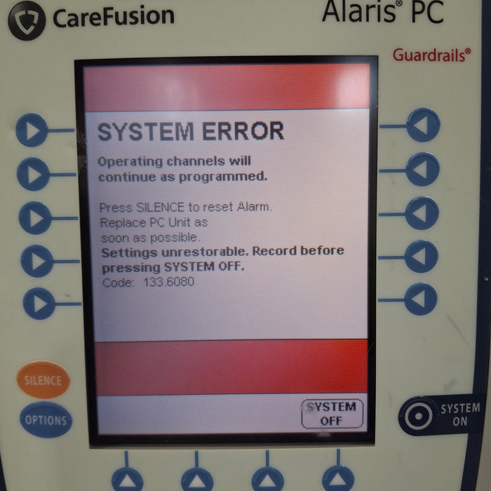 CareFusion Alaris 8015 Small Screen POC Infusion Pump