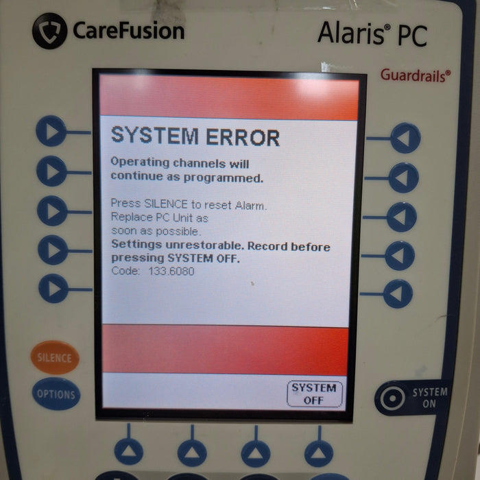 CareFusion Alaris 8015 Small Screen POC Infusion Pump