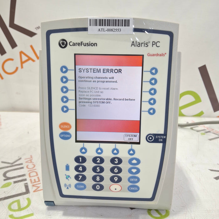 CareFusion Alaris 8015 Small Screen POC Infusion Pump