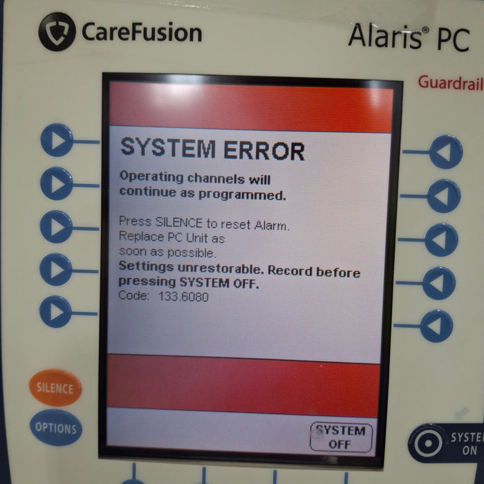 CareFusion Alaris 8015 Small Screen POC Infusion Pump