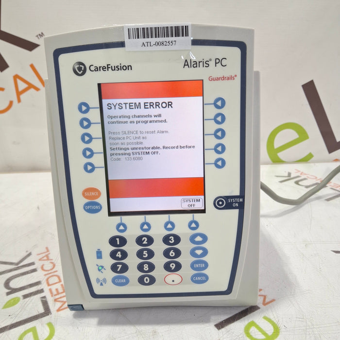 CareFusion Alaris 8015 Small Screen POC Infusion Pump