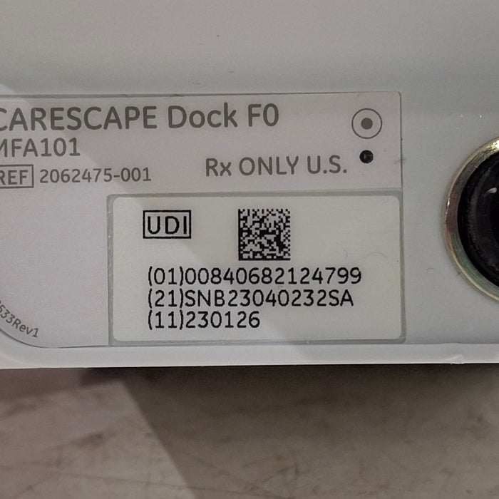 GE Healthcare Carescape FO Dock